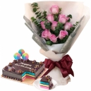 send flowers with cake to pampnaga